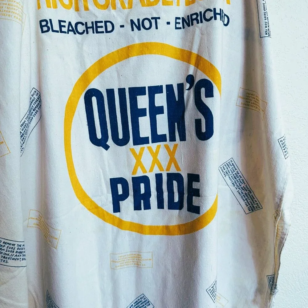 Queen's Pride Vintage Flour sack, 100 pound size - Picture 2 of 8